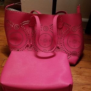 Urban Expressions Large Tote with Removable Pouch